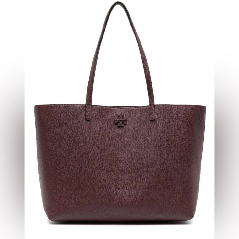 Tory Burch McGraw Pebbled Leather Tote